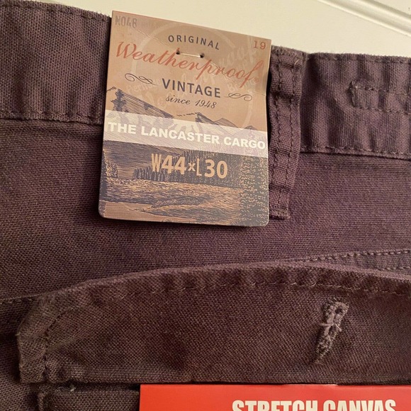 Weatherproof Lancaster Cargo Canvas Pants 44x30 - Picture 9 of 9